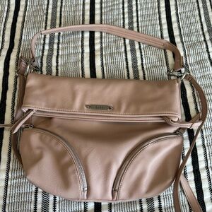 Pink Nicole Miller Crossbody Bag